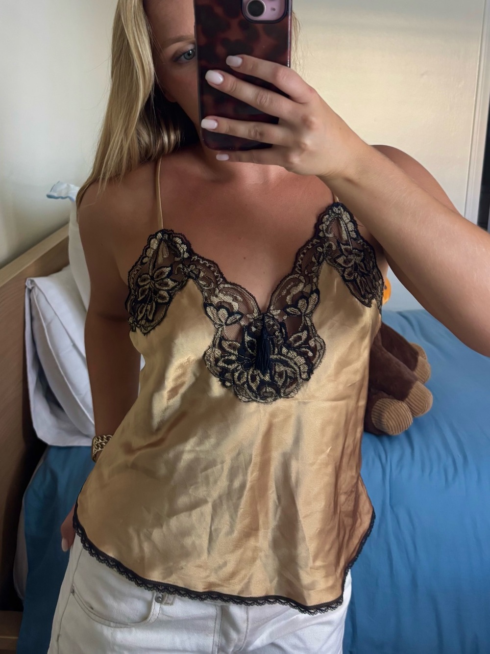 Lace Slip Tank Top